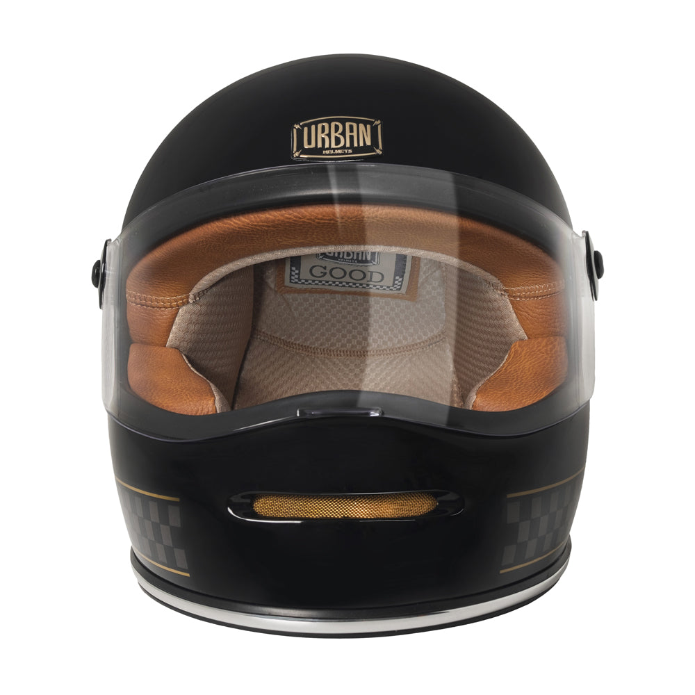Capacete Urban Bigbore S Classic Racer Brilho