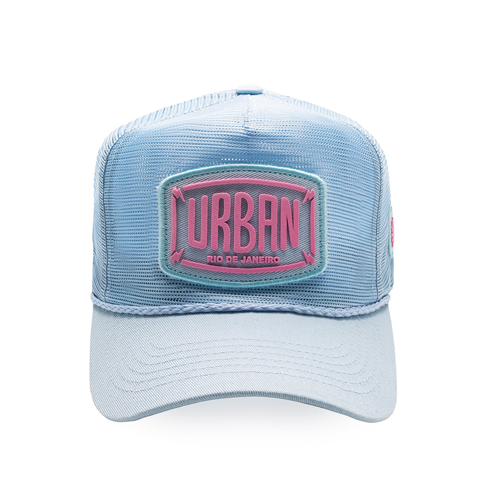 Boné Urban Mesh Trucker Light Blue