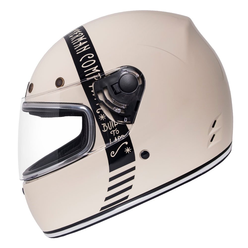 Capacete Urban Cafe Racer Cutterman Off-White