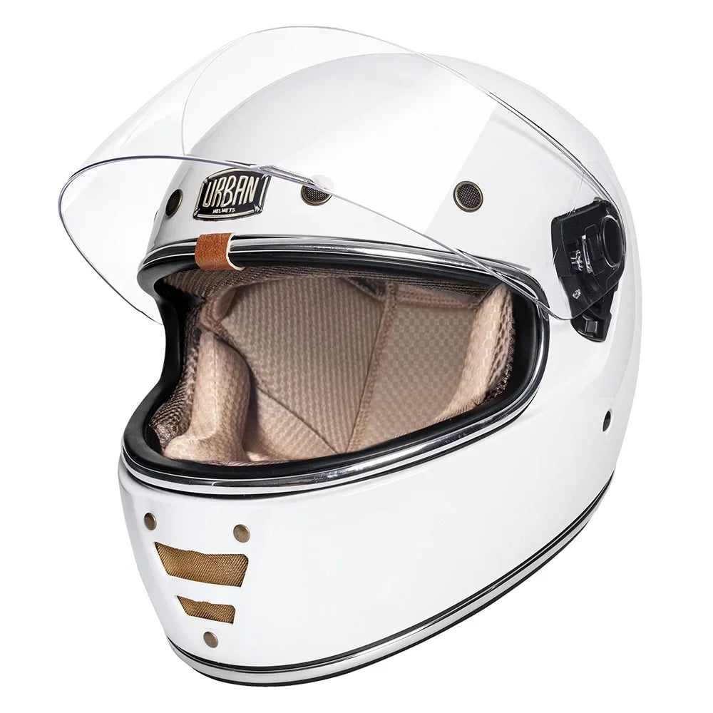 Capacete Urban Cafe Racer White