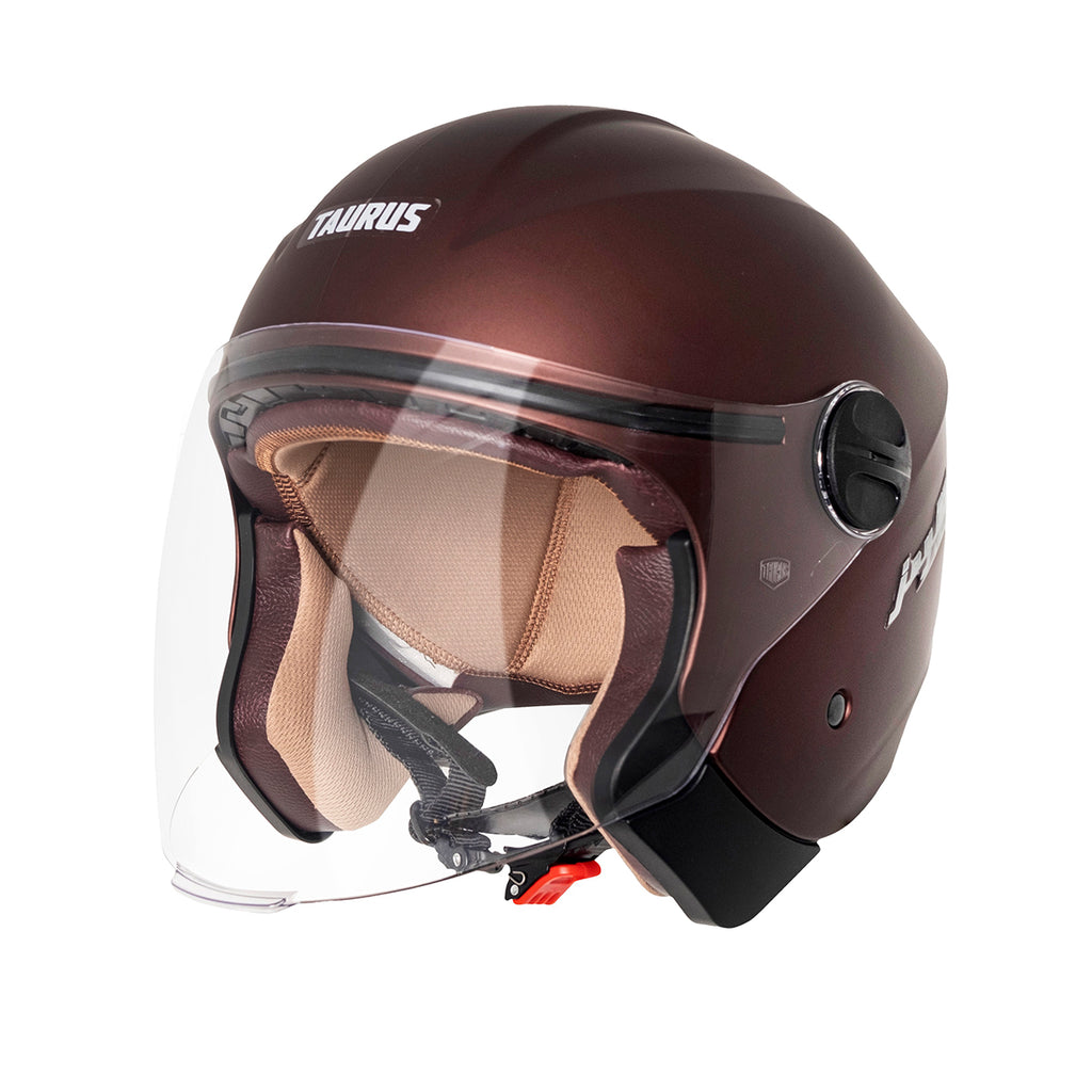 Capacete Joy23 By Taurus Marrom Fosco