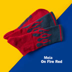 Meia Urbansocks On Fire Vermelha