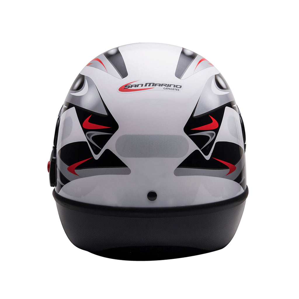 Capacete San Marino Grafic Branco