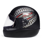 Capacete Fórmula 1 Grafic Preto Fosco
