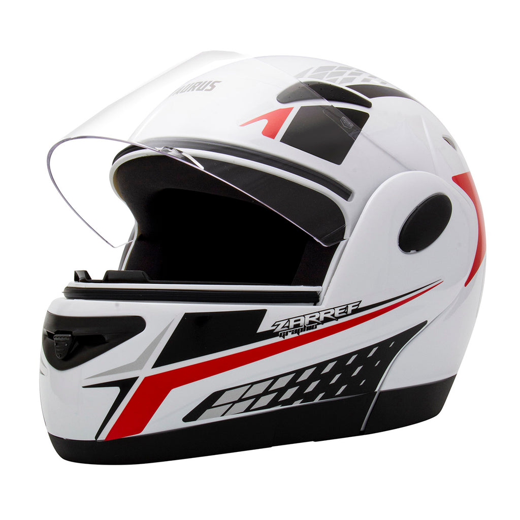 Capacete Zarref Grafic Branco