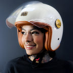 Capacete Urban Tracer S Camel Off-White