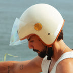 Capacete Urban Tracer S Camel Off-White