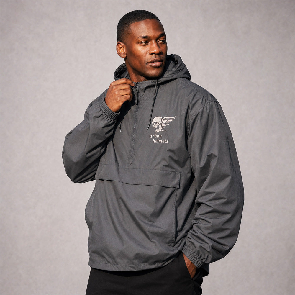 Windbreaker Urban Black Rock Skull