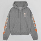 Casaco Urban Hoodie Gray Rock Skull