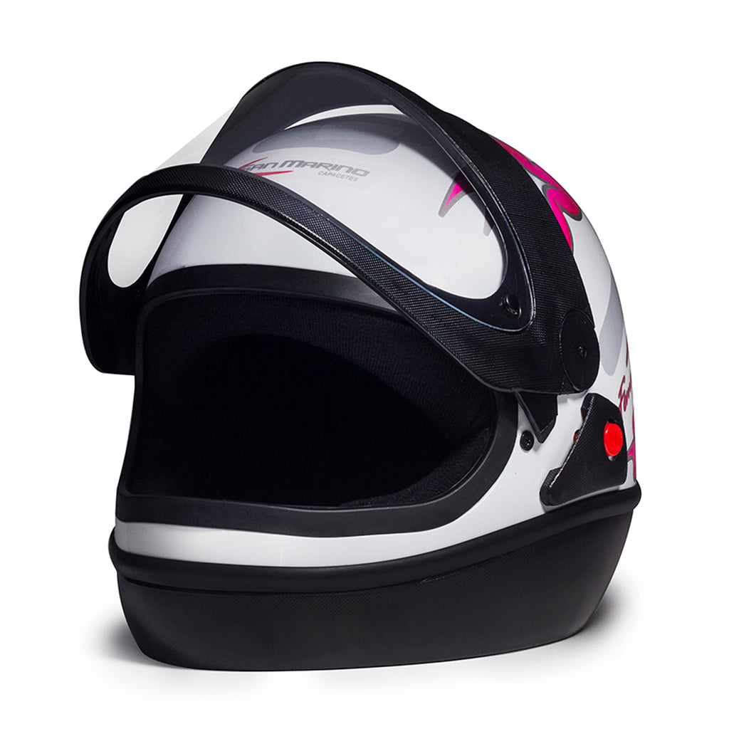 Capacete San Marino Femme Branco