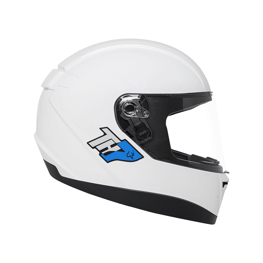 Capacete TH7 Branco Brilho