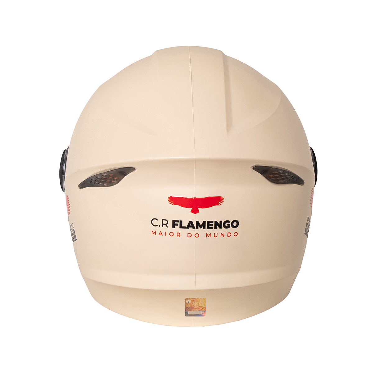 Capacete Joy23 Street Flamengo Bege