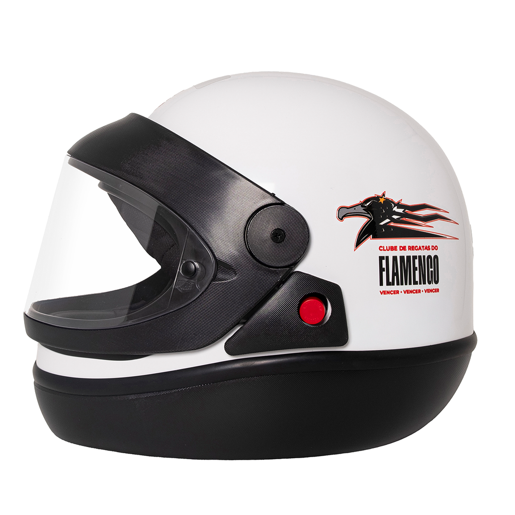 Capacete San Marino Flamengo Branco